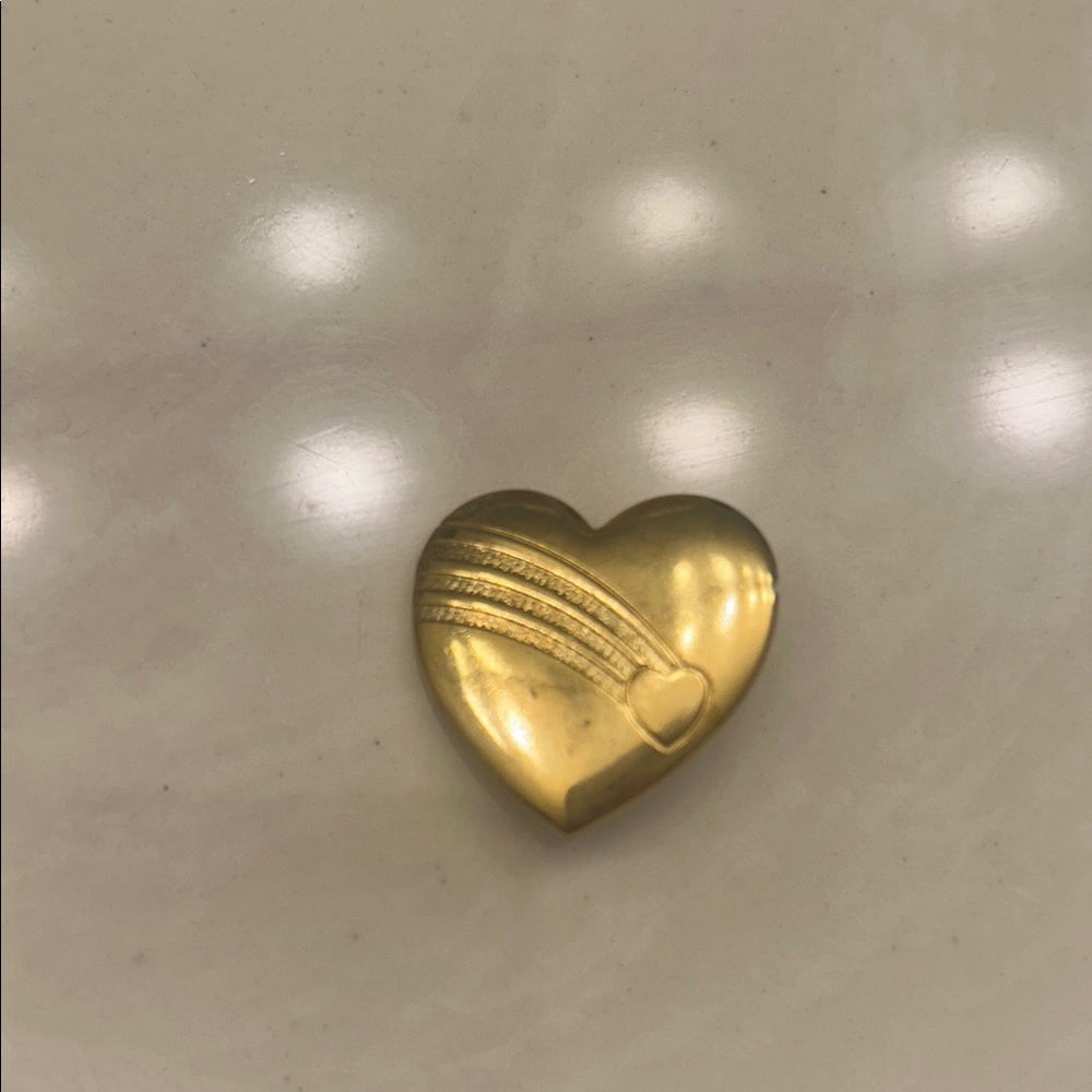 Gold Heart Compact Mirror - Women Accessories